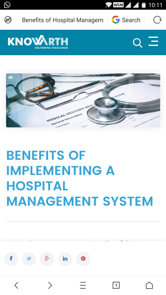 ron_neuvelle's tweet image. Benefits of implementing a Hospital Management System read more.... knowarth.com/benefits-of-im…