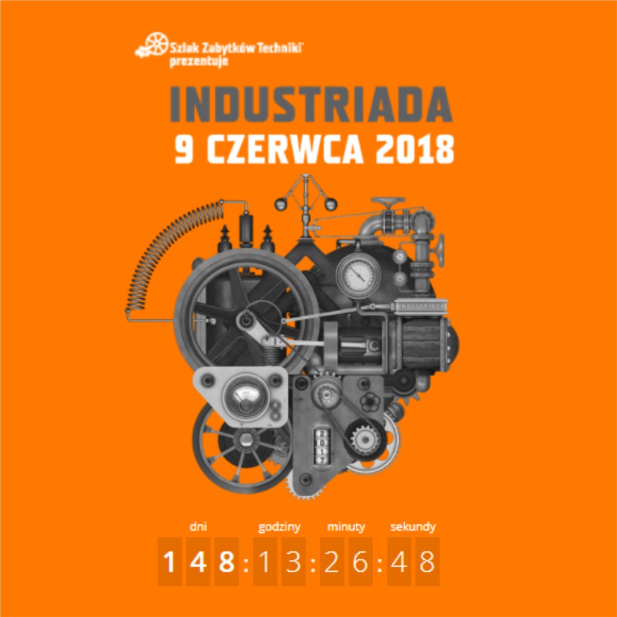 Wraz ogłoszeniem konkursu na obiekt zaprzyjaźniony święta Szlaku Zabytków Techniki ujawniliśmy jego datę i motyw przewodni. #INDUSTRIADA, największy festiwal kultury dziedzictwa przemysłowego w Polsce i drugi w Europie, odbędzie się już za 148 dni.