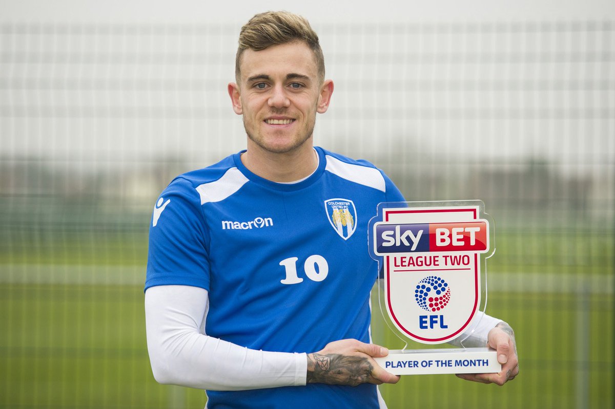ColU_Official's tweet photo. Congratulations to #ColU hot shot @Sammie_Szmodics who has been named the @SkyBetLeagueTwo Player of the Month for December! #oneofourown https://t.co/8smQV6bKsj