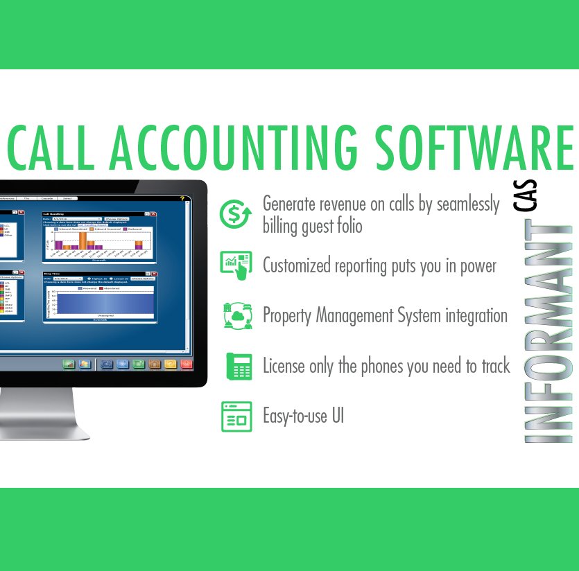 percipia's tweet photo. Informant CAS is software that allows you to have a complete view of all call activity on your property. #CallAccountingSoftware https://t.co/vkM98dBANr