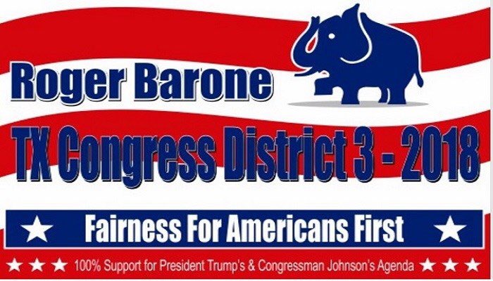 RogerBarone's tweet photo. Iโm ONLY TXCD3 candidate 2pledge ๐ฏ% 2support @POTUS, @GOP Platform, @TeaPartyOrg principles & @SamsPressShop Legacy &also w/these qualifications:
https://t.co/Iri7HIrChP
@voteadambell @LorieB4Congress @SamJohnsonTX3 @MYCongressmanTX
@AlexDonkervoet @VanTaylorTX @RobertMasonTX https://t.co/XIHLgmBVpA