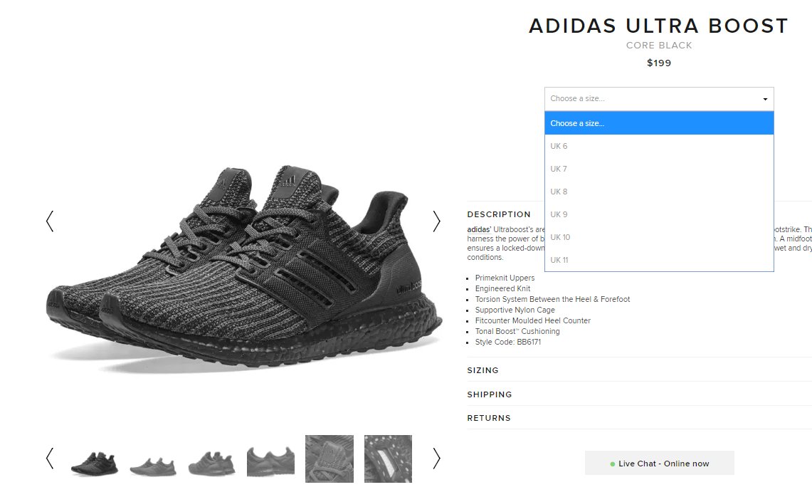end clothing ultra boost