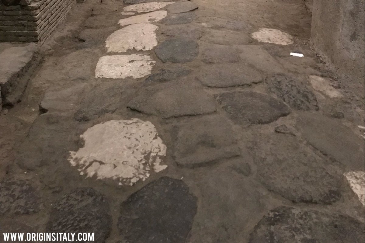 Took a stroll on a #Roman road excavated under the Church of San Lorenzo Maggiore today in #Naples, #Italy. Gives new meaning to “walking in our #ancestors’ footsteps!” 

#genealogy #napoli #scavi #Archaeology