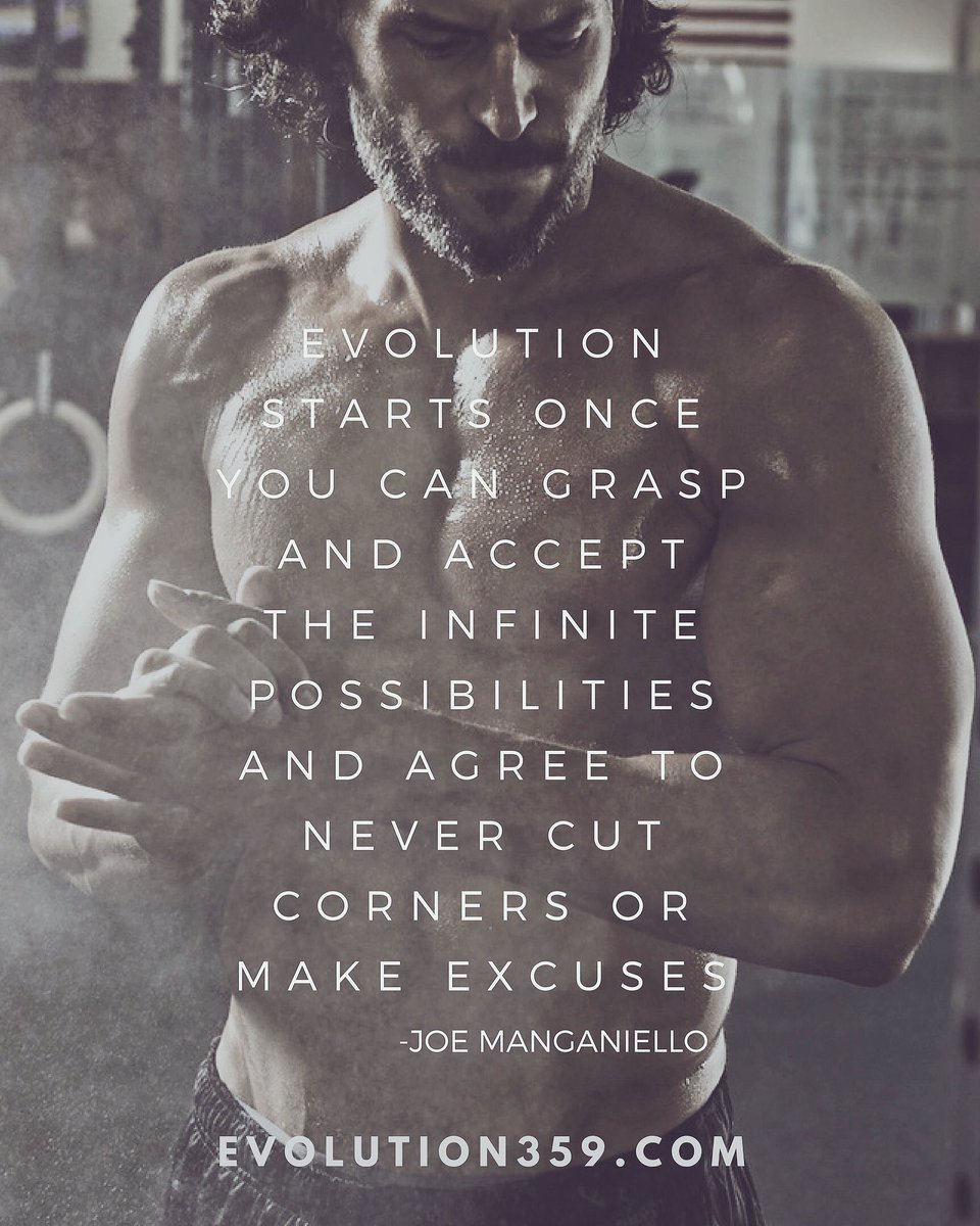 evolution359's tweet image. NO EXCUSES . Join the (r)EVOLUTION 
👉 EVOLUTION359.com #GoalsOf2018 #fitness #bodybuilding