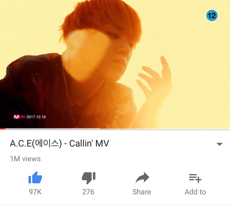 QueensOfACE's tweet photo. Callin' finally reached 1M views!! Congrats @official_ACE7 ❤️❤️ https://t.co/sCFuXJOp2d