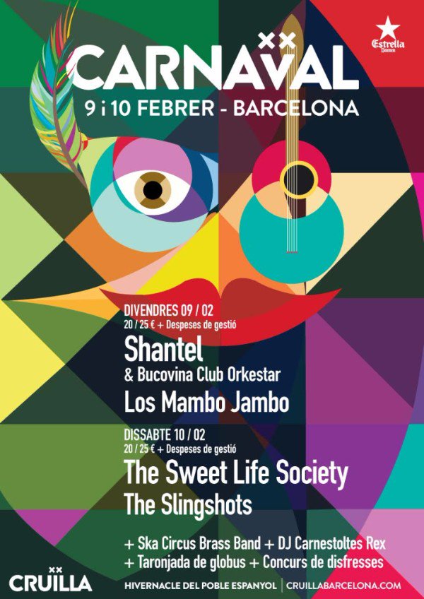 lacupulamusic's tweet image. Los reyes del electroswing italiano @sweetlifez (The sweet life society) vuelven a Barcelona para traer su potente directo al Carnaval del @cruillabcn en Febrero. 🔝🎉🤟