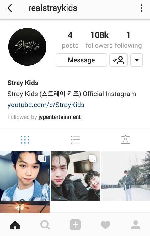 Stray kids instagram surpassed 100k followers  Congrats