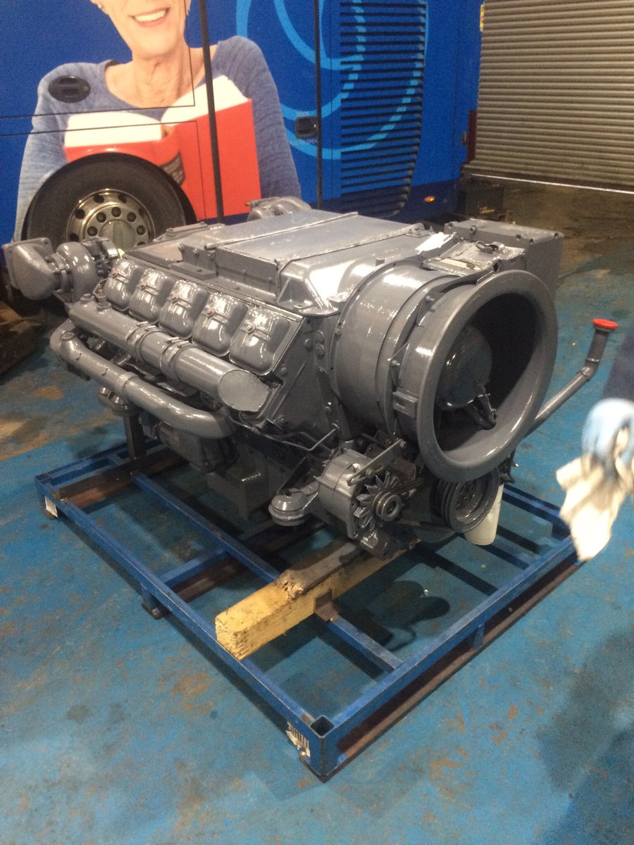 InfoPitcairn's tweet photo. Deutz BF10M,  she’s a beaut and sounded great on test. https://t.co/OgrY85ugBs