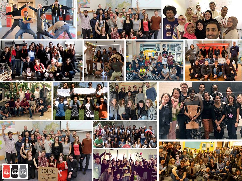 GSJam's tweet photo. REGISTRATIONS ARE NOW OPEN FOR THE 2018 GLOBAL SERVICE JAM!! 
Hosting a Jam can be very rewarding. It will bring you into contact with amazing people, teach a lot and is amazing fun! 
Want to know more? 
Visit https://t.co/HVttJ5Y5jN
Email us help@globalservicejam.org #GSJam/NP https://t.co/LDO91QV2pO