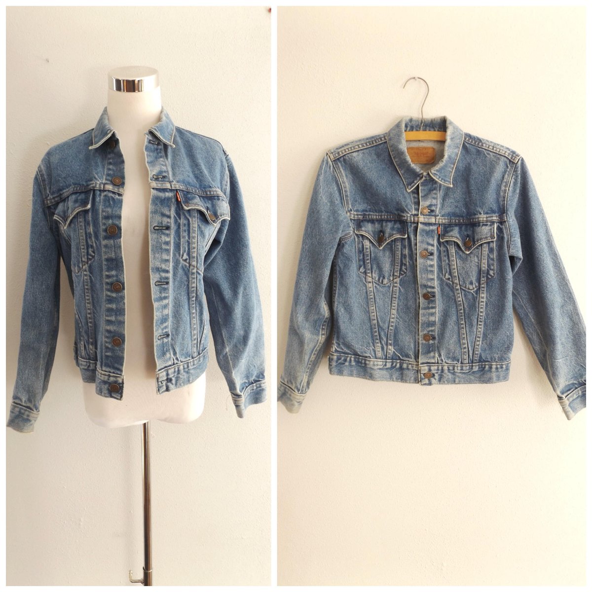 vintage 80s levis denim jacket