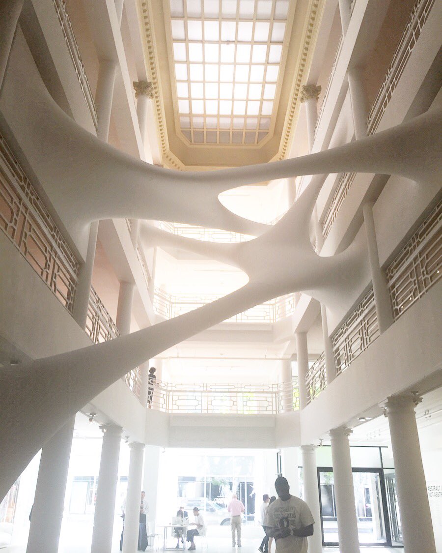 edison_projects's tweet photo. #TBT to our visit to @Gagosian gallery @designdistrict . In love with this goegeous piece by @zahahadiddesign #zahahadid #elastika #gagosian https://t.co/yPtgm8Ja7B