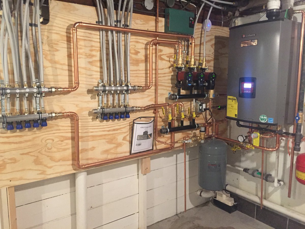UnifiedMech's tweet image. Boiler upgrade and zoneing od house in Belmont. @LochinvarLLC  #Noble