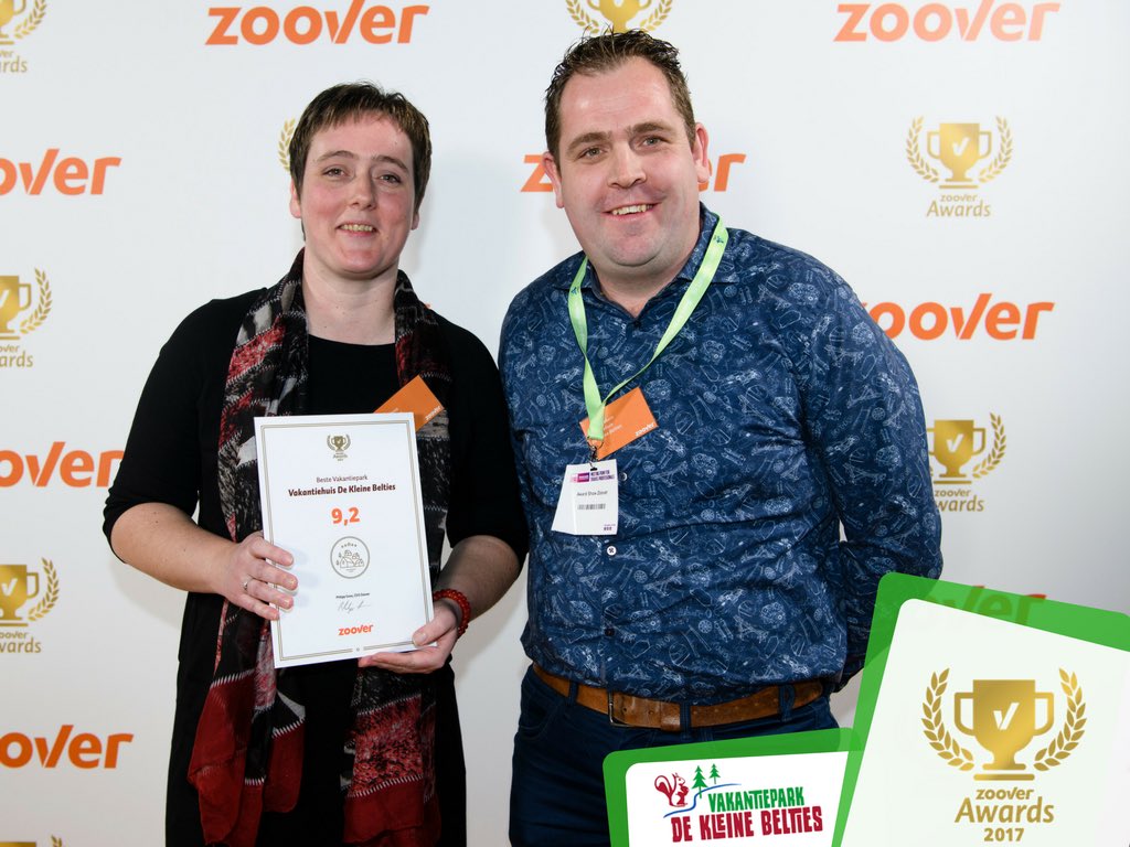 De afgelopen 30 uur stonden non-stop in het teken van De Kleine Belties. Ze hebben een Golden Award 🏆 gekregen namens <a href="/Zoover/">Zoover</a> • Gefeliciteerd namens jullie marketingpartner 🎉