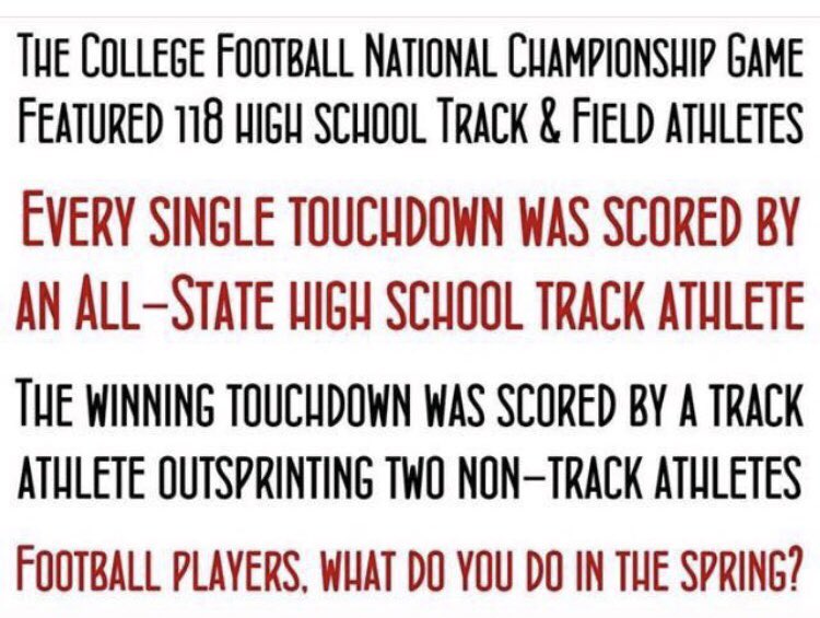 CoachRodriguez2's tweet photo. Track season is right around the corner!! #rockstrack https://t.co/p1Qsq6wNYB