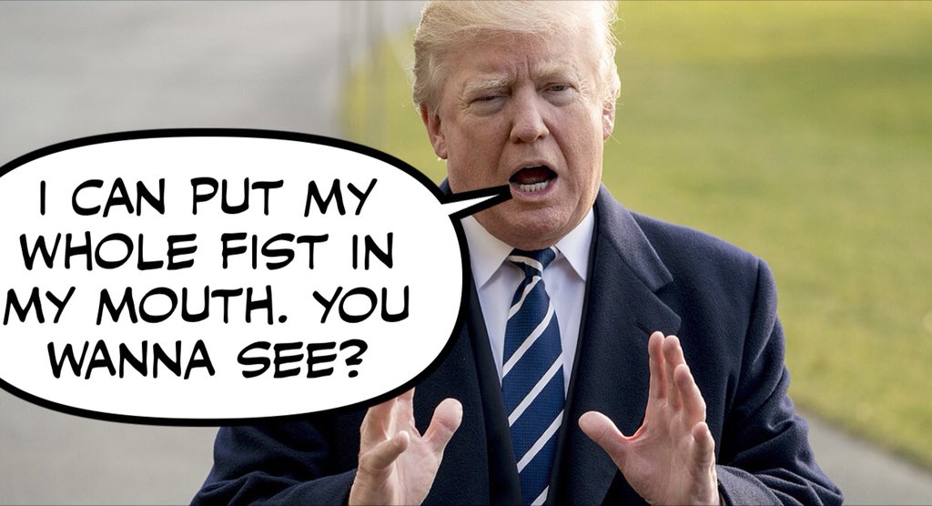 MeanTrump's tweet photo. @NeverTrumpTexan I’m waiting for him to do this: https://t.co/0ZaHblXisq