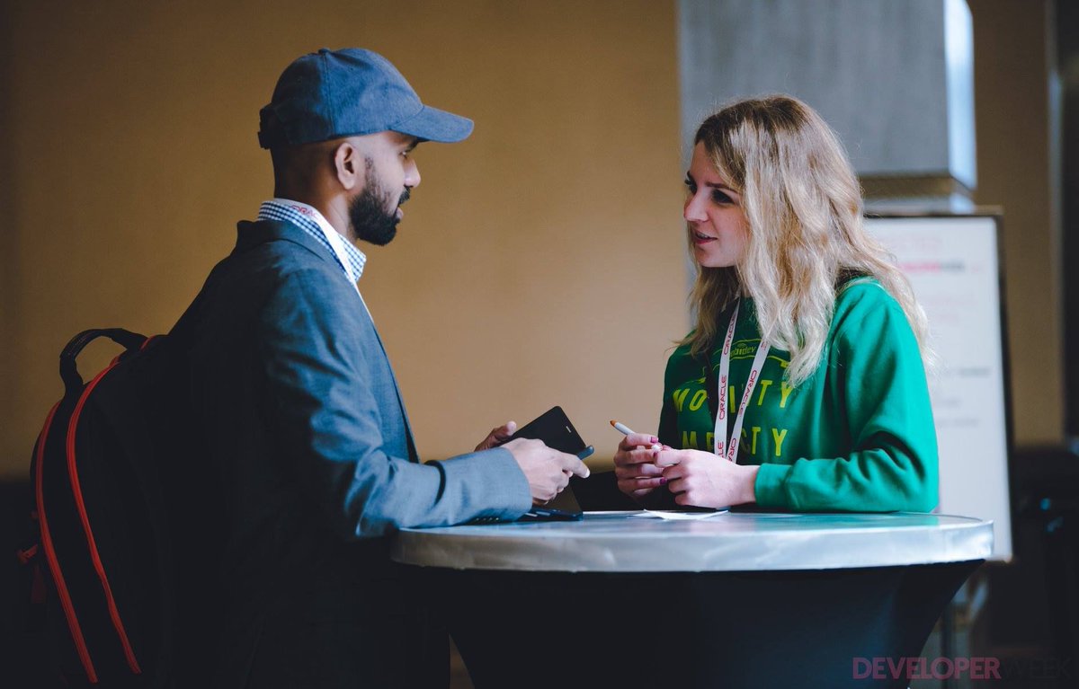 DeveloperWeek's tweet photo. Give Back, Become A Mentor at Mentor Mixrs, one of the Bay Area's largest mentorship event series taking place during #DevWeek18. Apply here >> https://t.co/AMaIoCi1kD #AI #blockchain #javascript #devmentor #becomeamentor https://t.co/sRVmS6RxEL