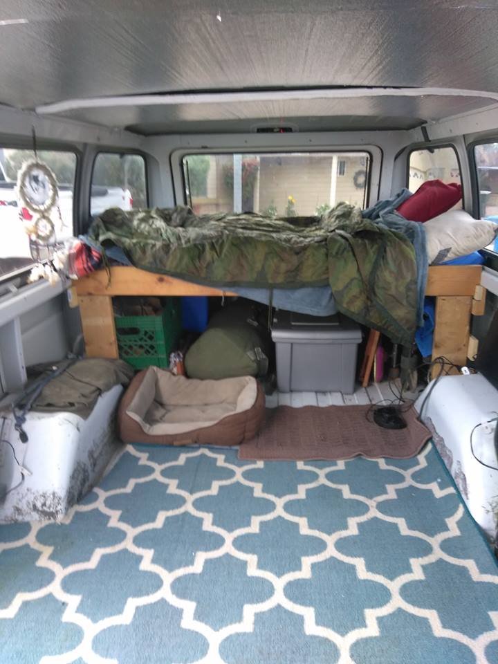 captain_wolf518's tweet photo. captains log 01 we built the bed and added A few things for comfort still a long way to go but it's a start!
#vanlife https://t.co/5QxM7LHPJ2