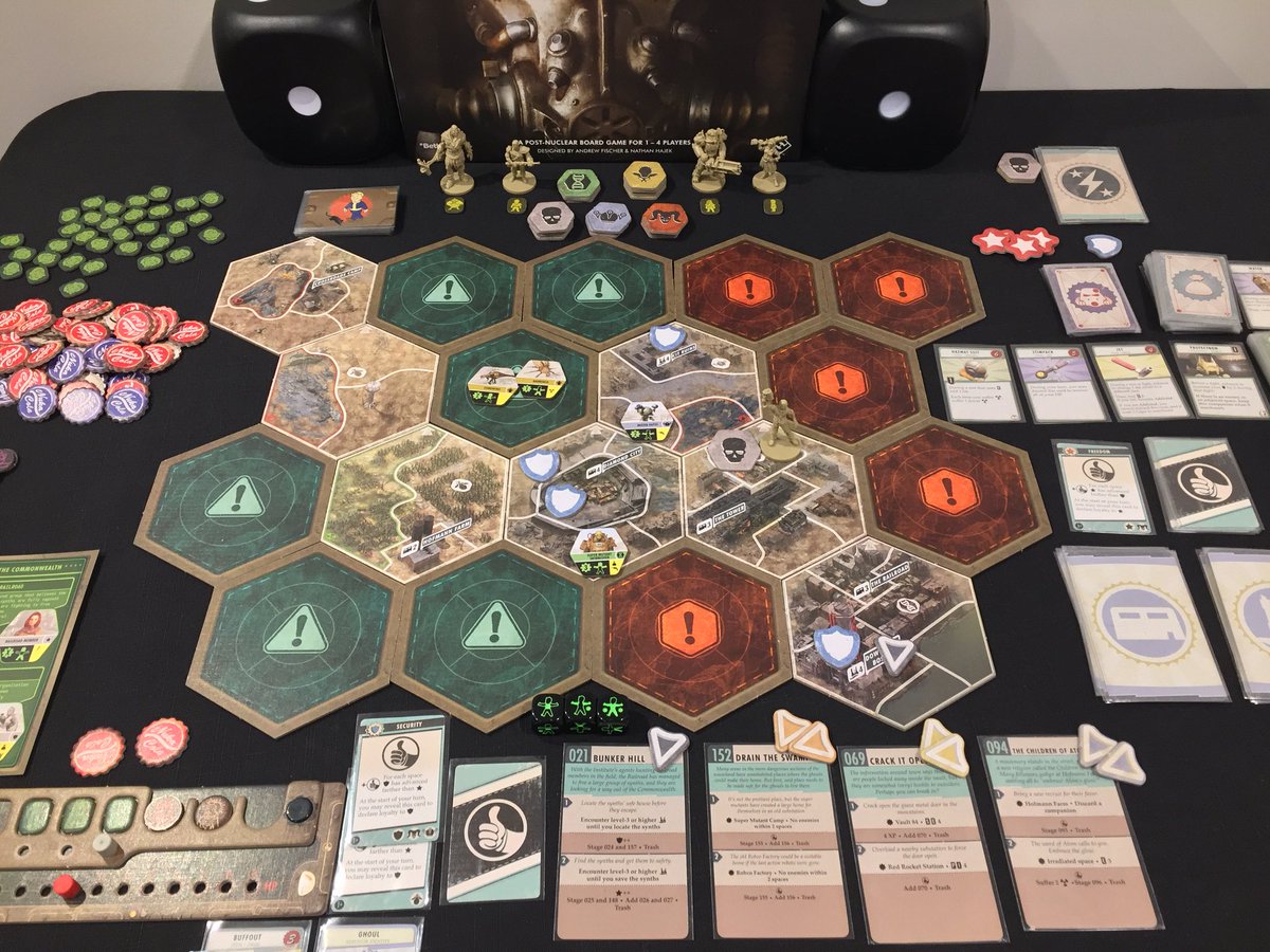 TryRollingSolo's tweet image. Join us in the Wastelands in Fallout: The Board Game!
#Fallout #FalloutTheBoardGame #BoardGames @FFGames