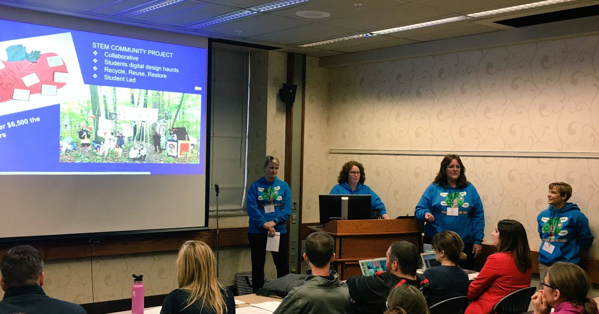 Very proud of our STEM Leadership Team. Their presentation, Stem Integration Across the Curriculum, was incredible. @SouthernHancock @mjonesdcms <a href="/Mbloomer10/">Michelle Bloomer</a> <a href="/GizziSarah/">Sarah Gizzi</a> <a href="/clouse_lisa/">Lisa Clouse</a> <a href="/llantrip/">Lisa</a> <a href="/EducateIN/">Indiana Department of Education (IDOE)</a> #IndianaSTEMconference #createextraordinary