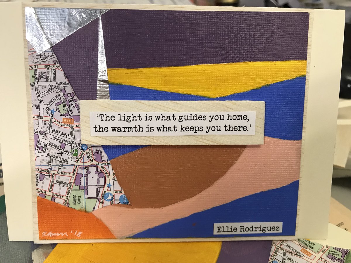 RAMathewsMckay's tweet photo. It might be cold, dark and wintery but now is the best time to explore one’s creativity. Add your own colour! https://t.co/DbBHwi7P0C @send1frame1 #handpainted #handmadecards #abstractart #maps #ireland #quotestoliveby https://t.co/gF7FuYaaKz