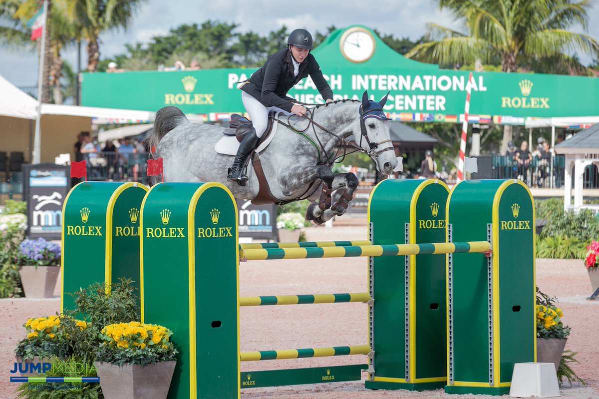 oldsalemfarmny's tweet photo. @oldsalemfarmny rider Jordan Coyle and Andy Kocher’s Eristov won the $35,000 Equinimity WEF Challenge Cup Round 1 today at @ESP_WEF! #OSFLove #oldsalemfarm #OSFpride #winterinwellington #wef2018
Photo by @jumpmediallc https://t.co/bJpLTfFZaM