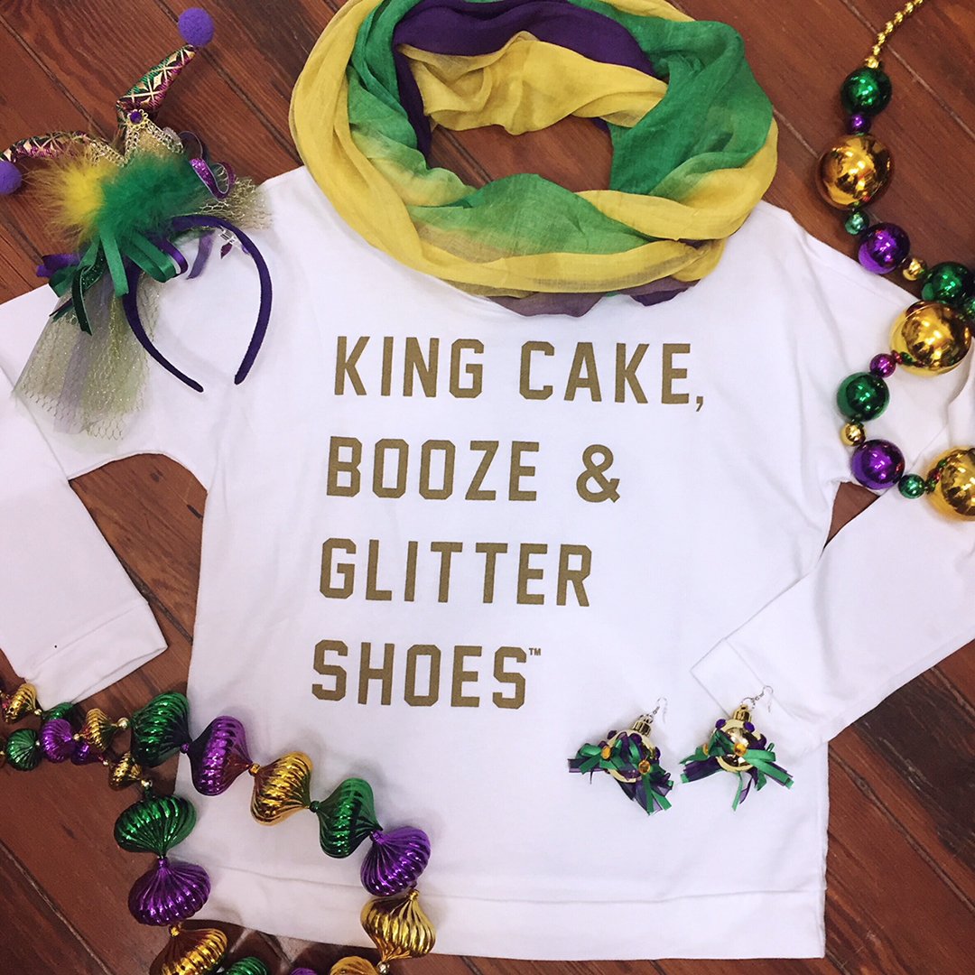 FeetFirstStores's tweet photo. Party like it's Carnival! #mardigras2018
King Cake Long Sleeve $42
Jester Headband $15
Scarf $15
Earrings $10
#mardigras #carnival #carnival2018 #kingcake #earrings #nola #alwaysneworleans #followyournola #iheartnola #itsyournola #nolabiz #bigeasy #MagazineStreet #bontemp https://t.co/duZ27ayP8U