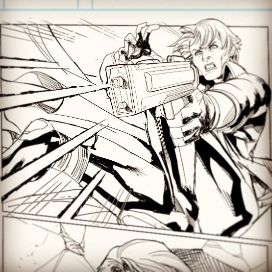 SalvoCuffari's tweet photo. Bullet time! @Zenescope https://t.co/feajx58fgJ