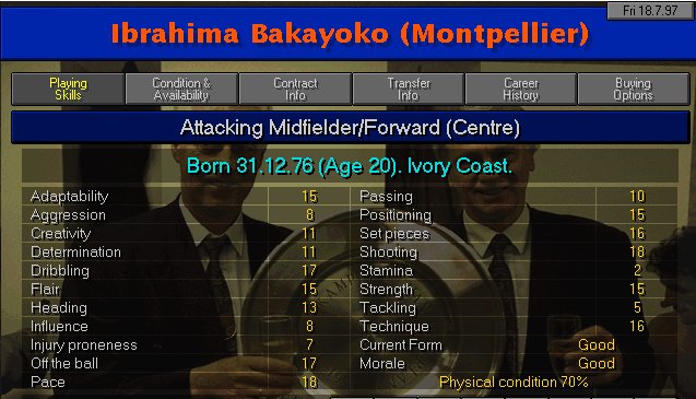cm9798's tweet photo. Help me settle an argument please. If you could only pick one player to have on CM9798, who would it be? 
RT for Tommy, Like for Ibrahima https://t.co/jBsGczAjcD