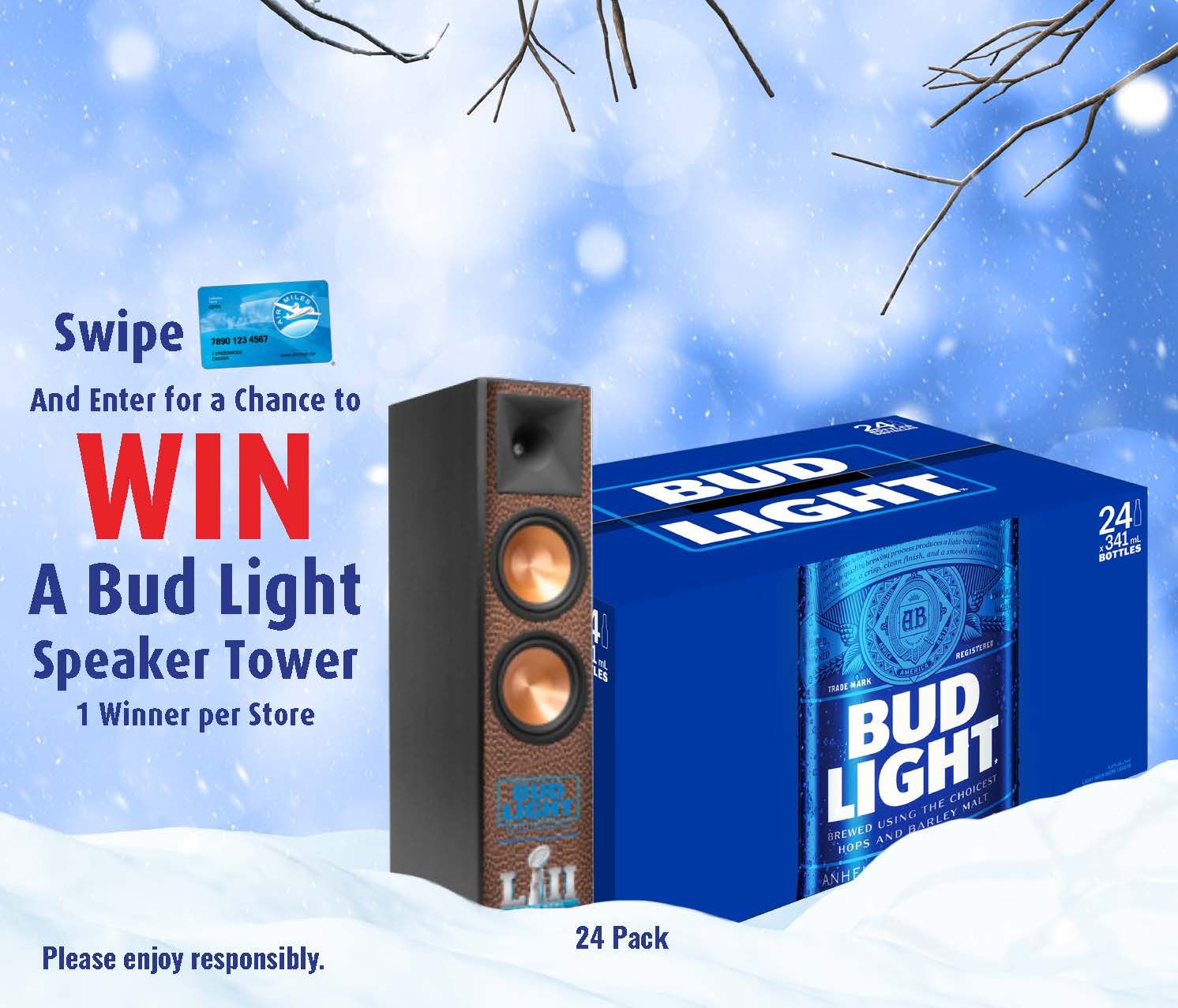 Bud Light Tower Speaker System