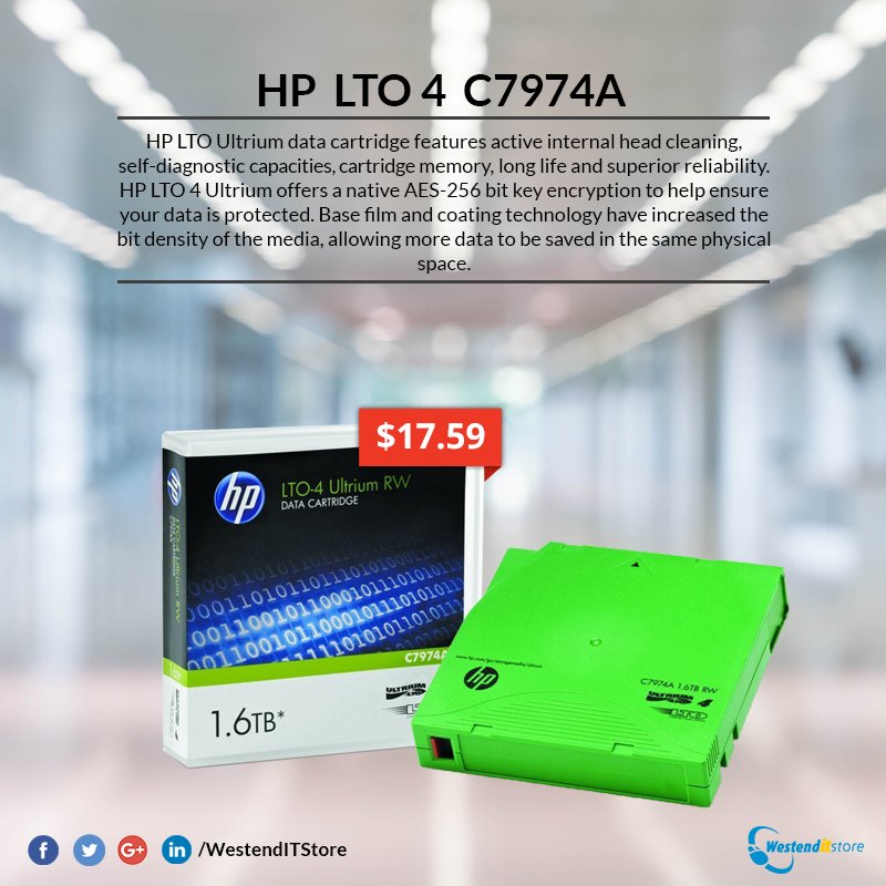 WestendITStore's tweet photo. HP LTO 4 is now $17.59.
#HP #LTO4 #DataTapes #Tape_Media #Technology
Shop Now at:
https://t.co/gGn7XOBkKr https://t.co/krZShAXHHY