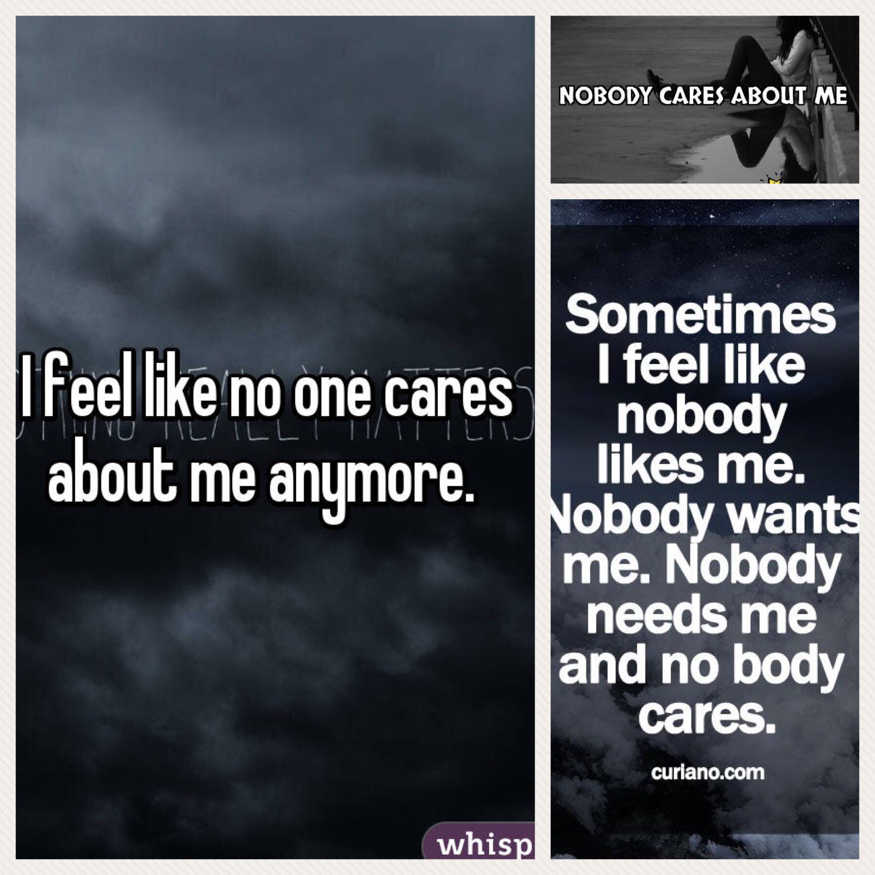 Nobody Cares About Me Anymore
