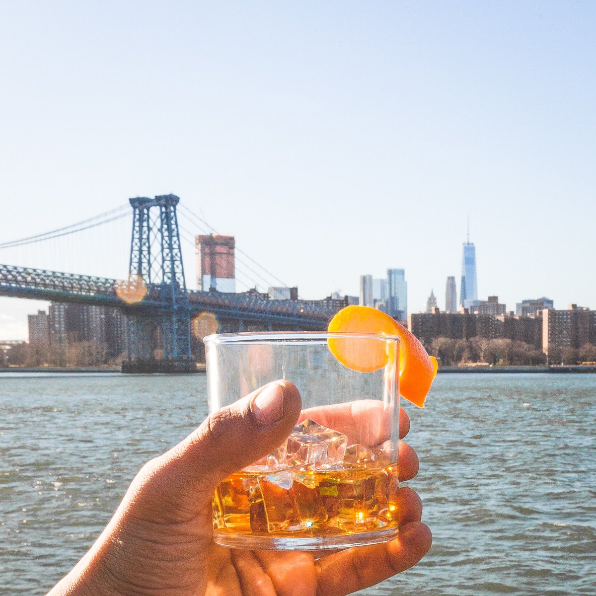 Even the most iconic views can be improved. Photographer MJ proves it in his hometown of New York City with a <a href="/johnniewalker_/">Johnnie Walker</a> on the rocks. A new classic. #LoveScotch #ScotchWithAView