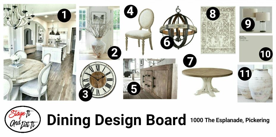 StageItAndList's tweet image. #designboards Working with a client on her condo design.  Modern shabby chic farmhouse with a twist of industrial! Light, airy with warm wood tones, and a touch of industrial black finishes.  I &amp;lt;3 creating design boards. #stageitandlistit #homestaging #decor #interiordesign