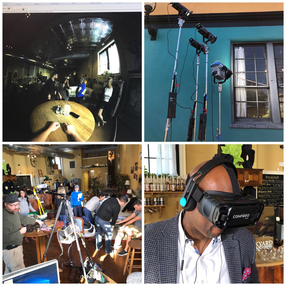 ConfideoLabs's tweet photo. Behind the scenes - another epic #VR video production. 

#MixedMedia #PharmaMarketing #VRDetail #FieldRepActivation https://t.co/Ai9QBMNLSV