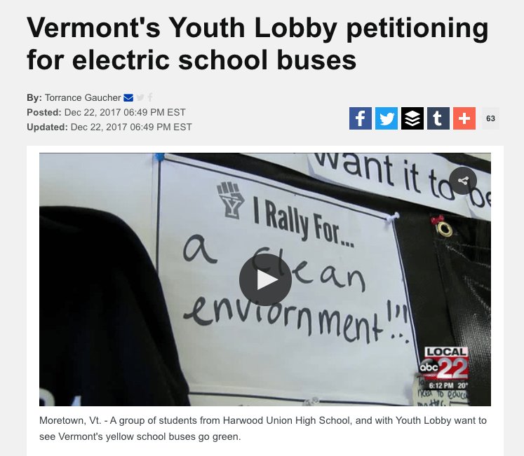 youthlobbyvt's tweet photo. Vermont Youth Lobby's Magic School Bus Campaign in the News! - https://t.co/PTX8ur0Qto https://t.co/7Kfso2dXhg
