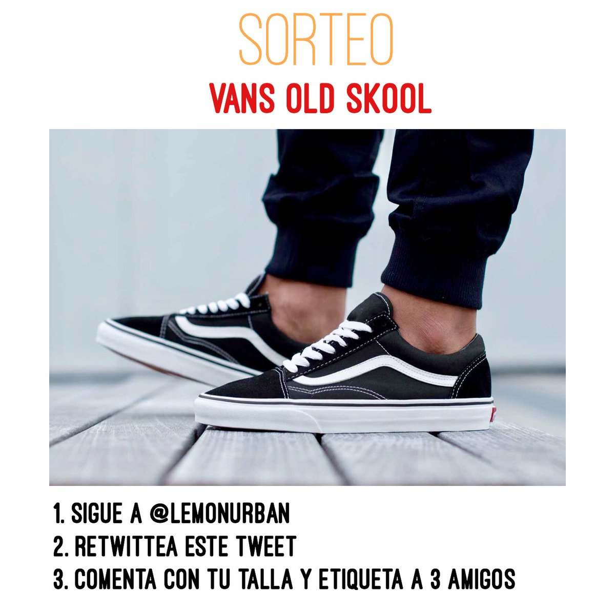 lemonurban's tweet photo. ¡¡¡Nuevo SORTEO!!! 📣📣📣
Recordad que tenéis que seguir todos los pasos para poder ganar estas Vans Old Skool. 
Podéis participar en Twitter y también en nuestro Facebook y Instagram. 
Anunciaremos el ganador/a el 11 de febrero, mucha suerte a tod@s!

#lemonwin #vans https://t.co/y93BtQx6a8