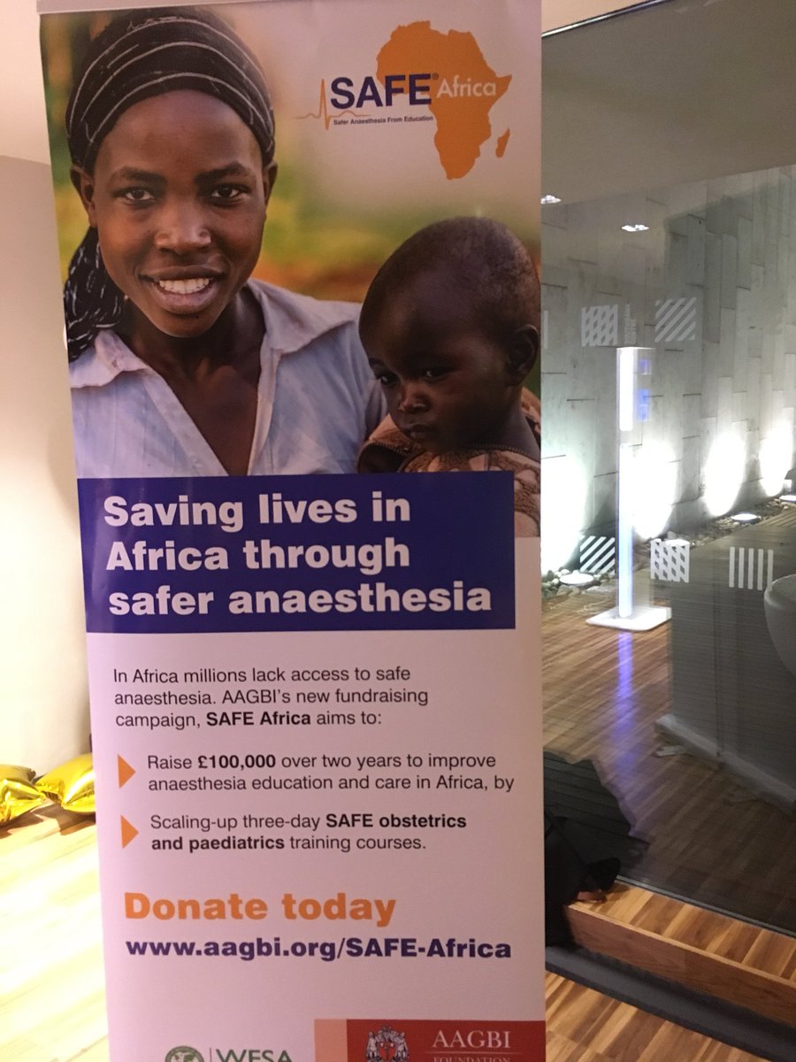 Assoc_Anaes's tweet photo. Welcome to everyone attending #WSMLondon18 30th birthday celebrations. Have a great night and remember to use the photo booth and donate any spare change to #SAFEAfrica 

#30yearsofWSM https://t.co/vb6Sry9kbJ
