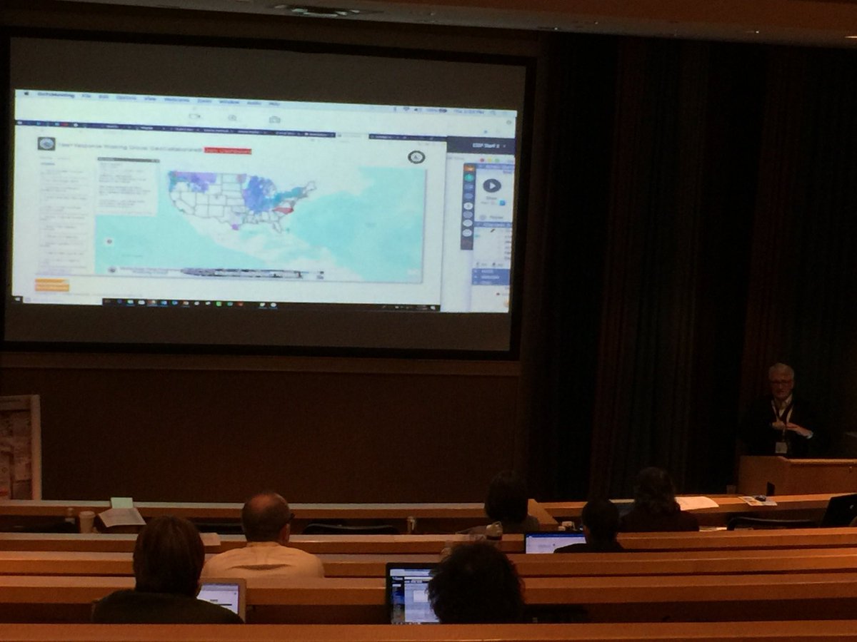 RafaeldeAmeller's tweet photo. Fleet Response (FRWG) @GeoCollaborate #Dashboard used for #RealTime #SituationalAwareness presented by Tom Moran @AHCusa  #data for #decisionmaking  - enhanced Data Driven Decision Making #3DM at the #ESIPFed 2018 Winter meeting https://t.co/Z5bdh3xfZa