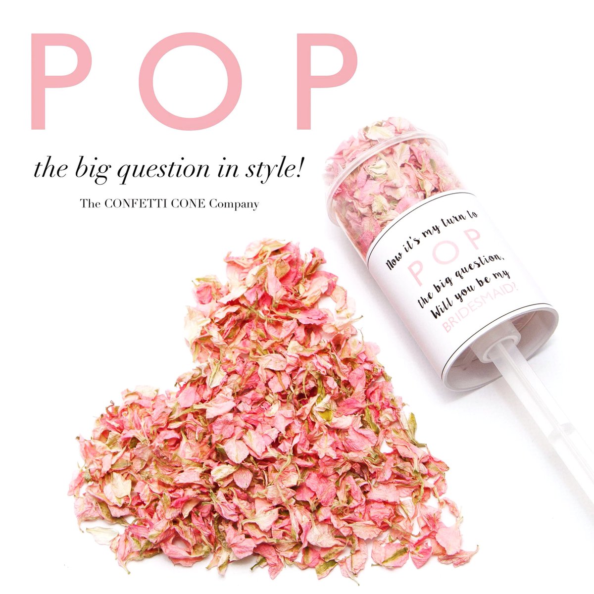Because it’s not just the bride that wants a cute proposal right?? POP the question to your girls with #confettiwands 🎉💐 COMING SOON 😍 #partywithus #bridetobe #bridesmaidproposal #bridalparty