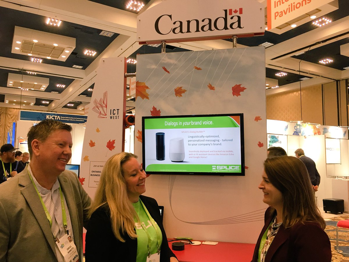 TechWest_CA's tweet photo. Fantastic to have @SPLICESoftware displaying at the #ICTWest booth! https://t.co/mDEkJQ0w7Q