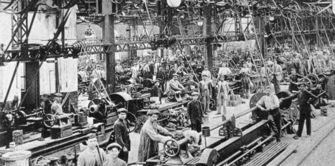 Aroa✒ Twitter: "En la primena revolución y con surgimiento de la máquina de vapor por James Watt S.XIX,surgieron cambios en la organizacion del trabajo,haciendo que los trabajadores tengan