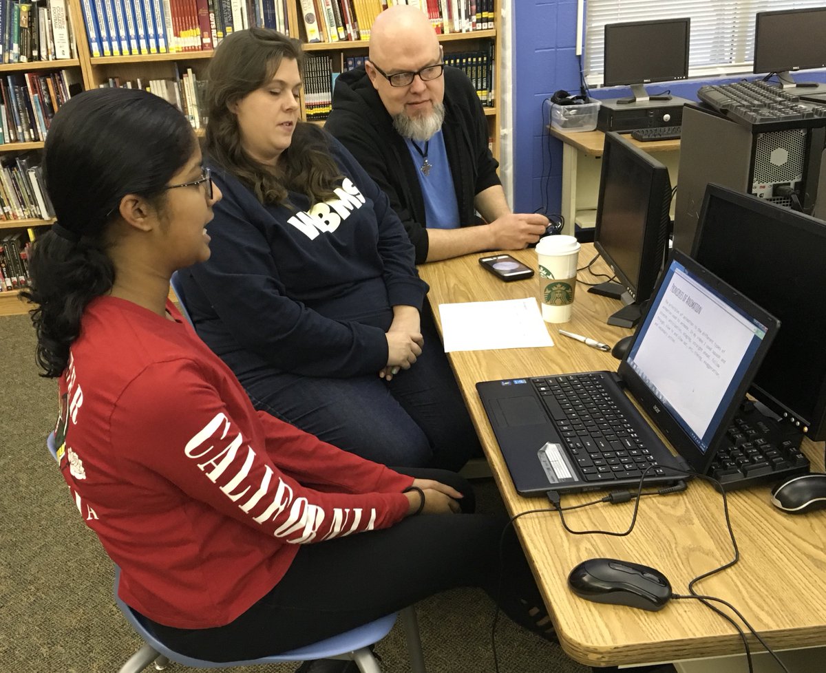 brownatwbms's tweet photo. WBMS Student Tech Fair - 15 kids going to county competition! #webbway #gamesapps #programming #fcstech2018 @webbbridge @WBMSprincipal @hurstwbmsap @mgarnerwbms @hoke https://t.co/pCciOwcCI2