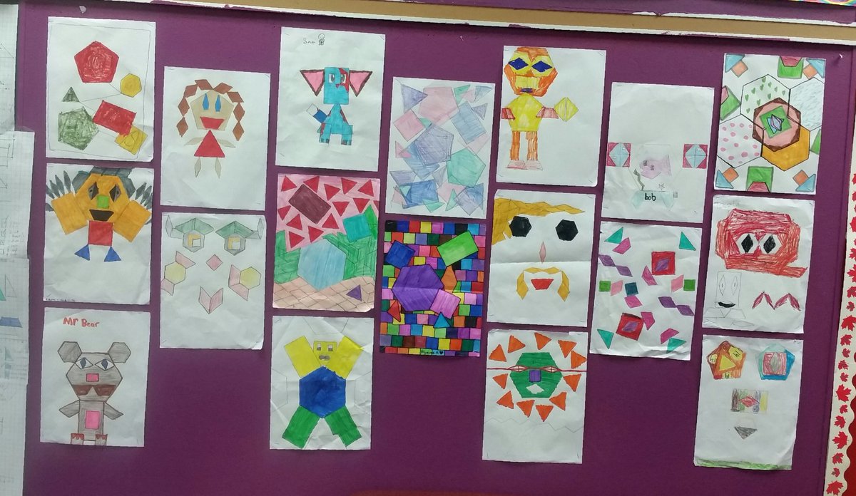 TelfeyanTweets's tweet photo. Polygon Pictures, our intro to distinguishing and classifying polygons. #MathArt #LoveThisUnit #ProjectBasedLeaenimg @MaryFixCS https://t.co/VPe3NZEYhC