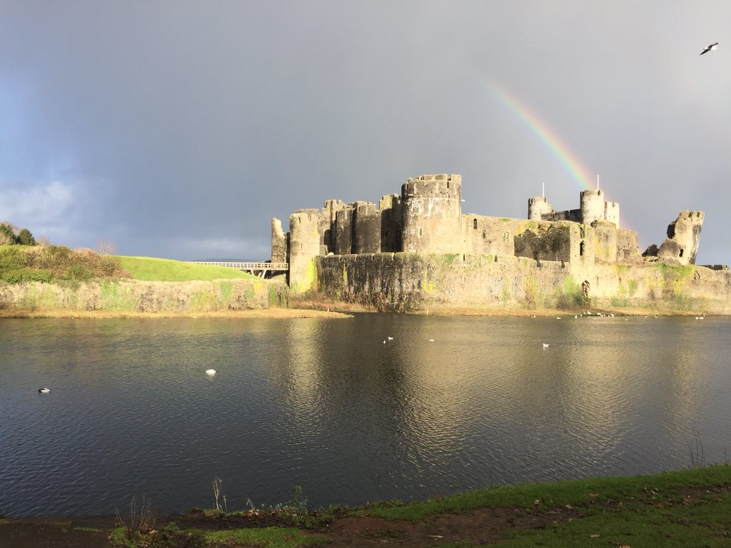 Lucky photo walking past the castle the other day