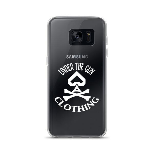 New #Iphone and #Samsung #PhoneCases available @ UnderTheGunClothing.com Pick yours up ASAP ! Protect that expensive piece of hardware that you take every where with you, in style, with the #SpadeAndCrossbones logo for UTG #UTG2018