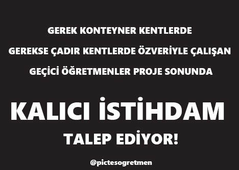 ErmisErol's tweet photo. #PictesÖğrtmneKadro

Onlar özverili çalışmalarıyla ülkemizin âdeta gönül elçisi olmuşlardır. Kalıcı istihdam onların da hakkıdır. Devletimiz gereğini yapmalıdır. https://t.co/X2cX142RPp