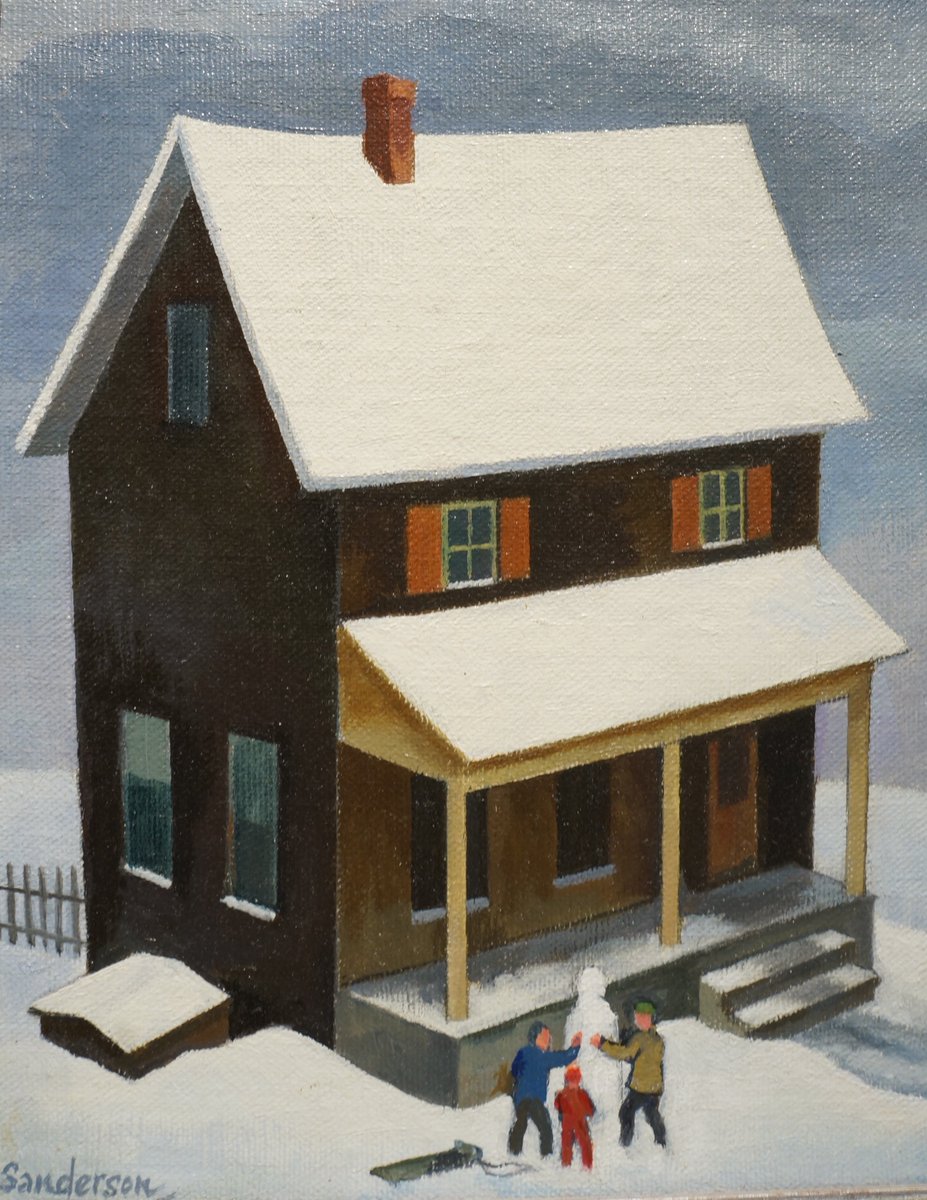 hirofineart's tweet photo. "Snow provokes responses that reach right back to childhood."
Painted by #WilliamSanderson (1905-1990)
Quote by #AndyGoldsworthy (b. 1956) https://t.co/mWn5OtGspF