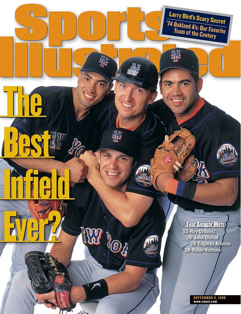 Happy Birthday, Rey Ordonez. Did you know he was once part of the best infield ever? 