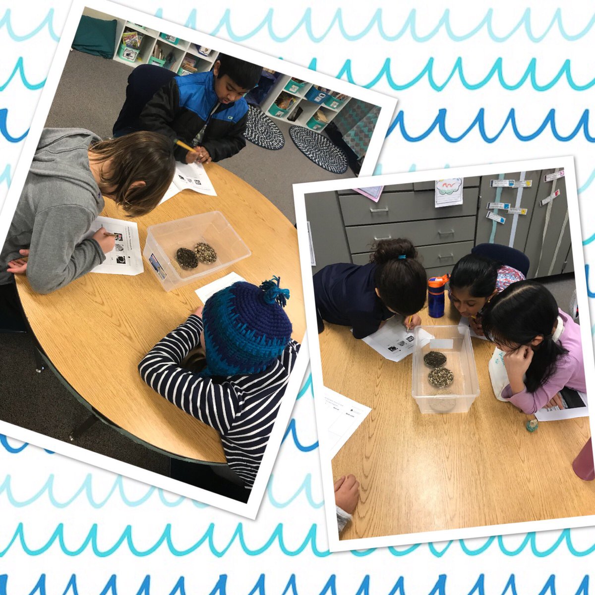 s_pilarski's tweet image. Describing noticings of different Earth materials #tciscience #bemisthinkers