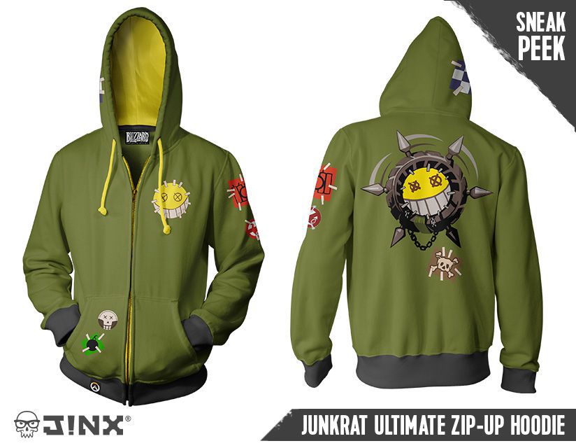 JINX's tweet photo. NEW Overwatch Ultimate Hoodies coming soon! Be sure to follow us for the latest news about pre-sales, release dates and additional characters for this next wave. For now, enjoy Mercy, Junkrat and Soldier: 76. #OWL2018 #overwatch #ultimatehoodies

https://t.co/bmb0JBzT9a https://t.co/4rOW5Efhmj